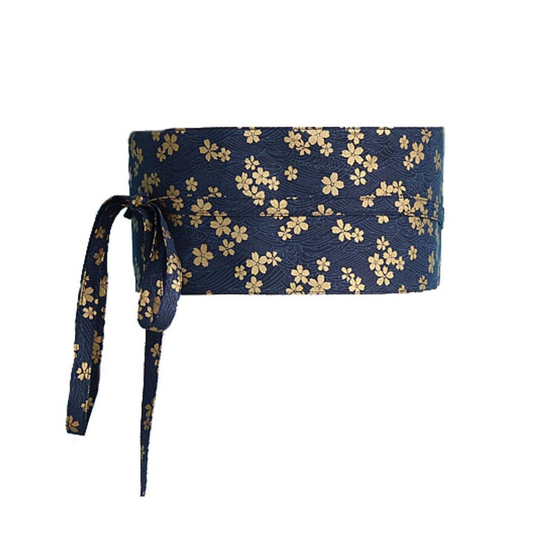 MAYSONG Japanese Kimono Robe obi Belt Harajuku Waistband - Image 1